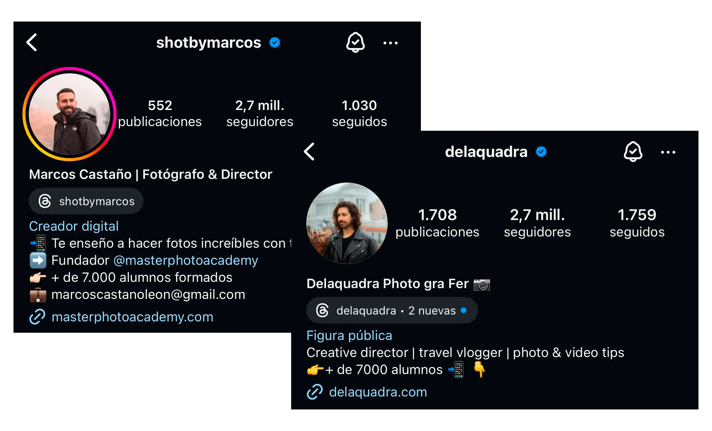 Prueba social redes sociales